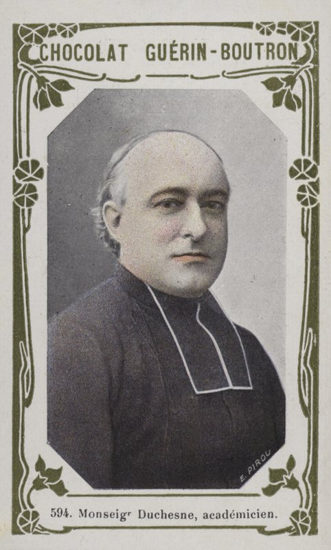 Monsenyör Duchesne, akademisyen (renkli fotoğraf) by French School