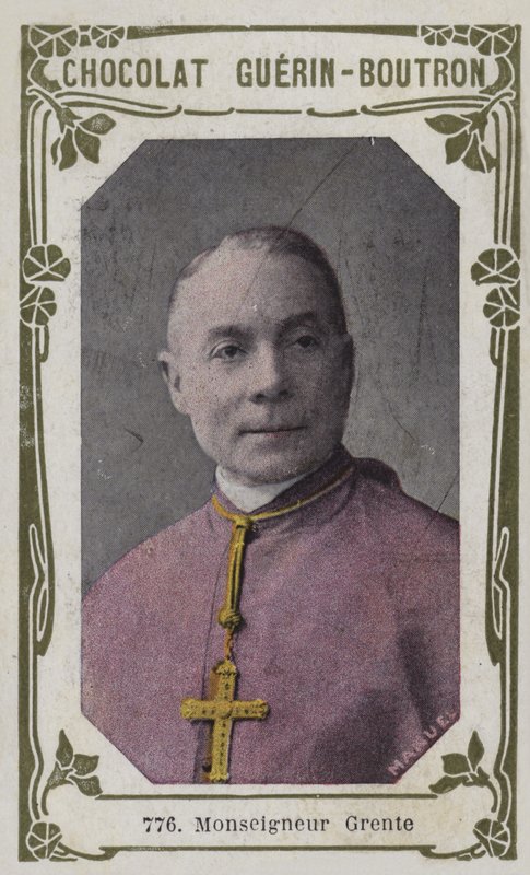 Monsenyör Grente (renkli fotoğraf) by French School