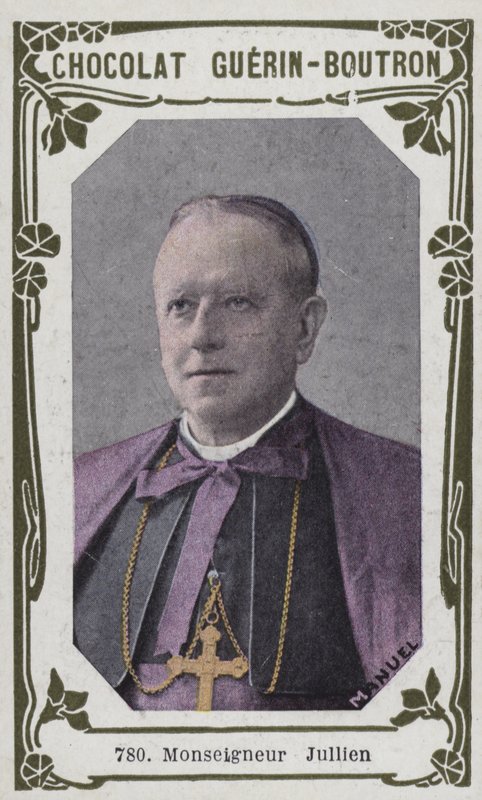 Monsenyör Jullien (renkli fotoğraf) by French School