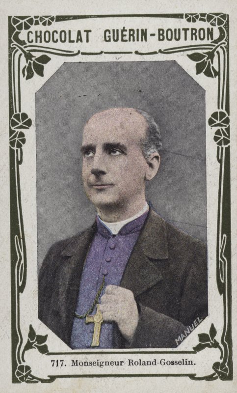 Monsenyör Roland-Gosselin (renkli fotoğraf) by French School