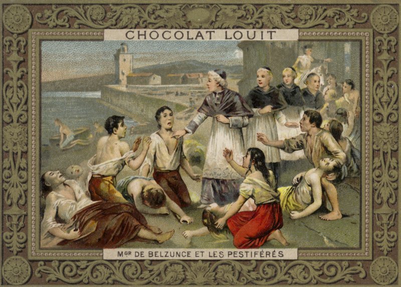 Monsenyör de Belsunce, Marsilya Piskoposu ve veba kurbanları, 1720 by French School