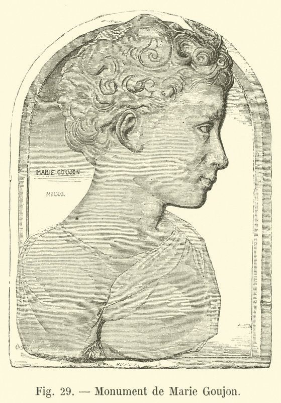 Marie Goujon anıtı by French School