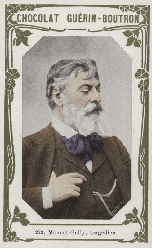 Mounet-Sully, trajedi (renkli fotoğraf) by French School