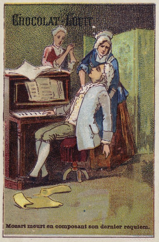 Mozart son ağıtını yazarken öldü by French School
