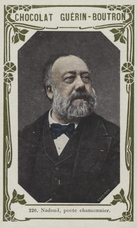 Nadaud, poete chansonnier (renkli fotoğraf) by French School