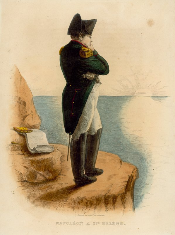 Napolyon Bonapart (renkli gravür) by French School