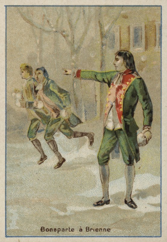Napolyon Bonapart, Brienne-le-Chateau, Fransa askeri okulunda by French School