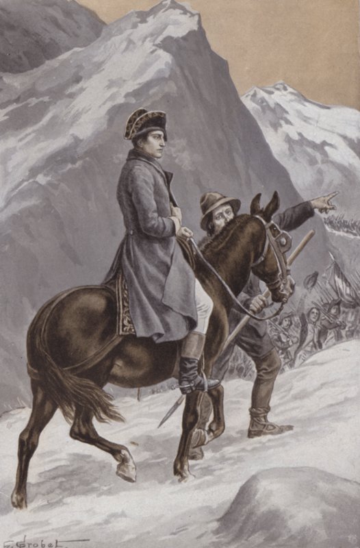 Napolyon Alpleri Geçiyor by French School