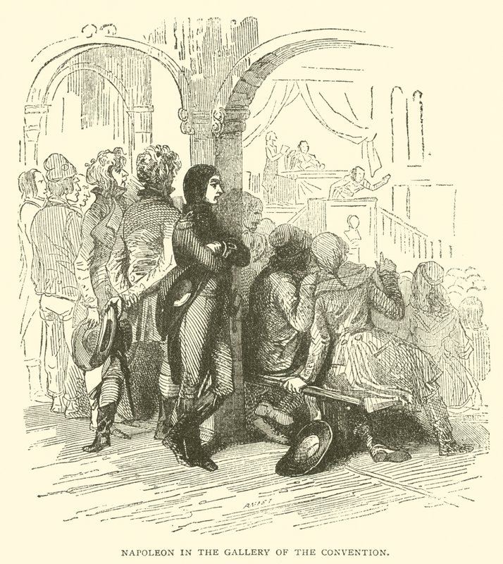Kongre galerisinde Napolyon (gravür) by French School