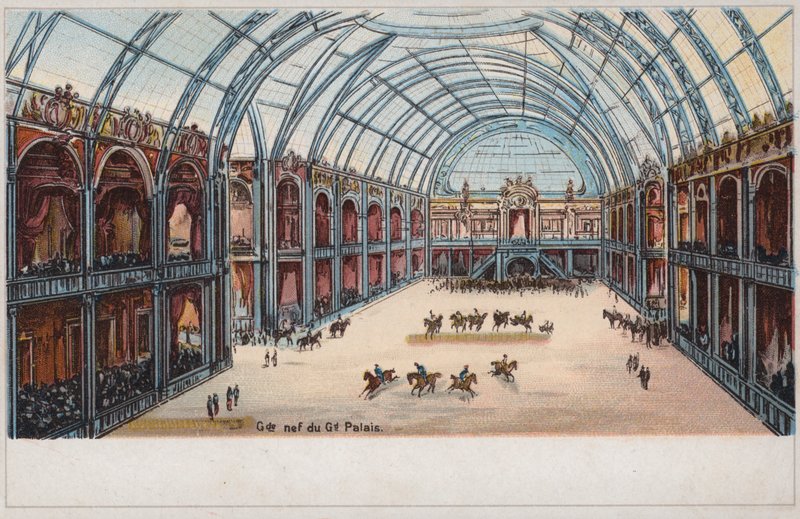 Grand Palais'in Nefi, Evrensel Sergi, Paris by French School
