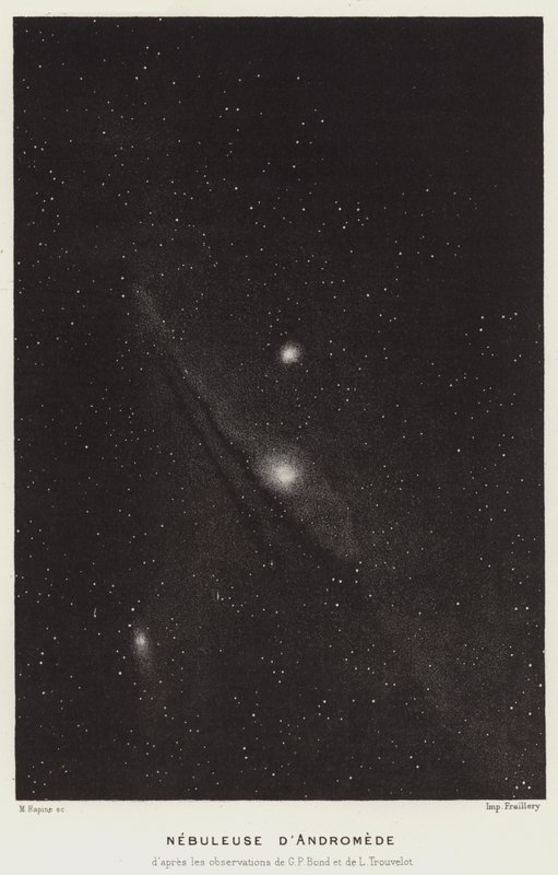 Andromeda Bulutsusu (lito) by French School