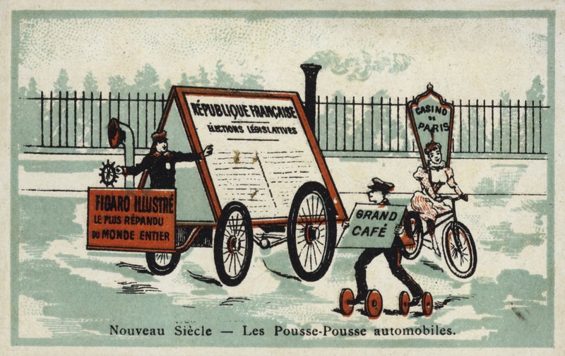 Yeni yüzyıl - otomatik çekçekler by French School
