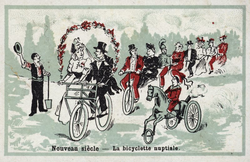 Yeni yüzyıl - düğün bisikleti by French School