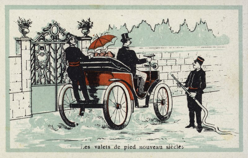Yeni yüzyıl uşakları by French School
