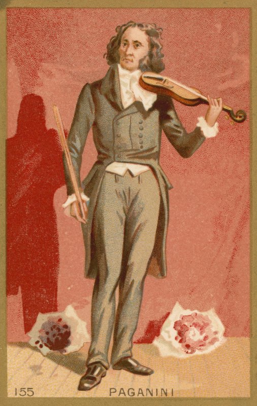 Niccolo Paganini, İtalyan kemancı ve besteci by French School