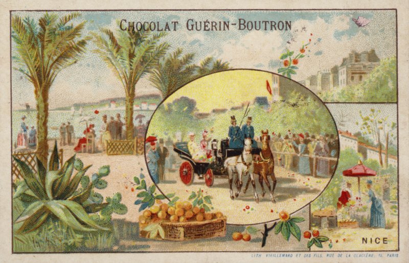 Güzel (kromolito) by French School