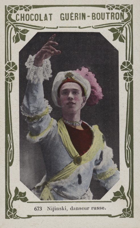 Nijinsky, Rus dansçı (renkli fotoğraf) by French School