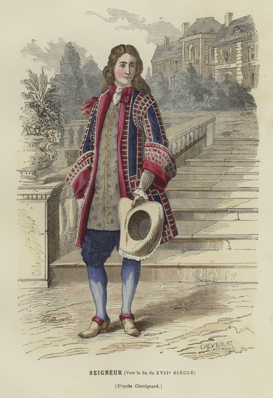 Asilzade, 17. yüzyılın sonlarında by French School