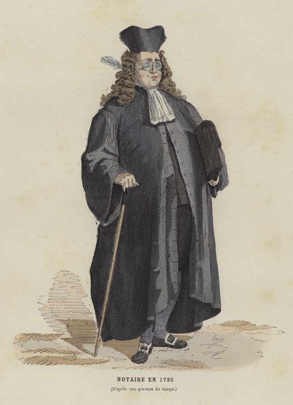 Noter, 1725 by French School