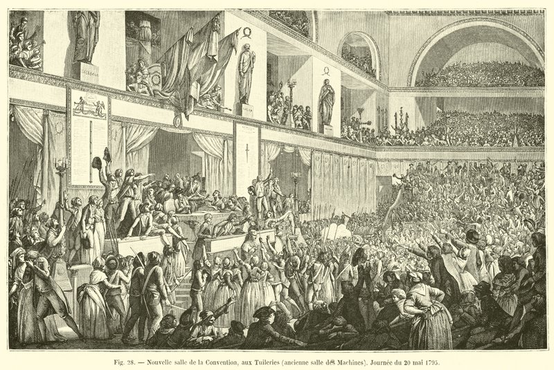 Yeni Salle de la Convention, Tuileries