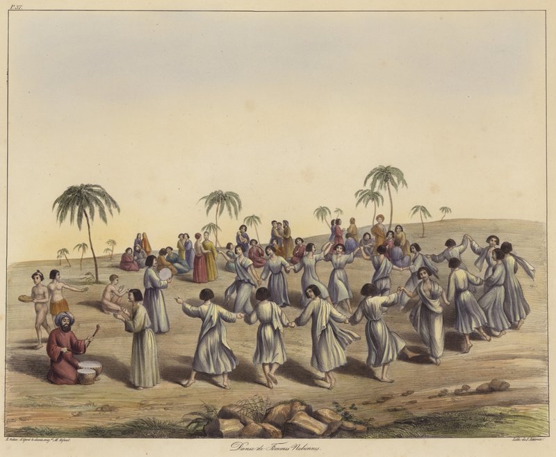Nubian kadınlar dans by French School