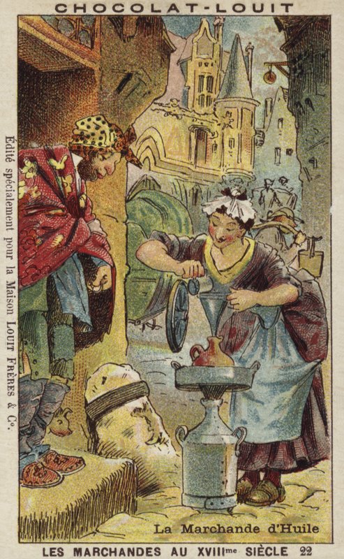 Petrol satıcısı, 18. yüzyıl by French School