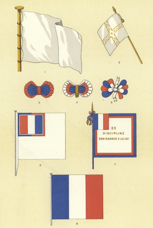 Fransız üç renkli kökenleri by French School