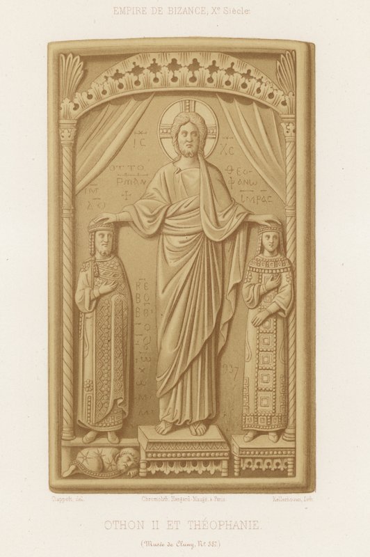 Otto II ve Theophanu by French School