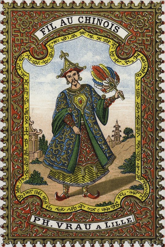 PH Vrau Çin ipek ipliği, Lille, Fransa by French School