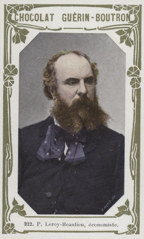 P Leroy-Beaulieu, ekonomist (renkli fotoğraf) by French School