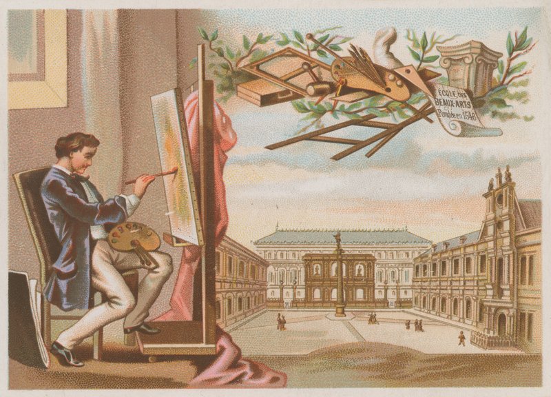 Ressam ve Ecole des Beaux Arts, Paris by French School