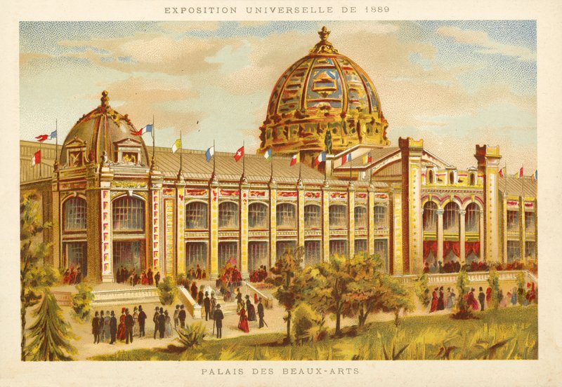 Güzel Sanatlar Sarayı, Exposition Universelle 1889, Paris by French School