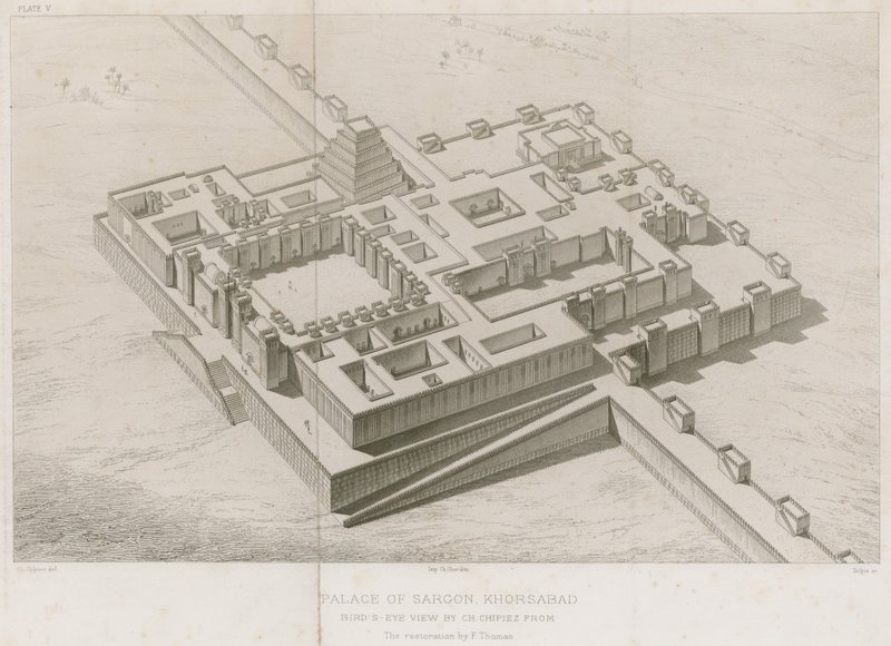 Sargon Khorsabad Sarayı by French School