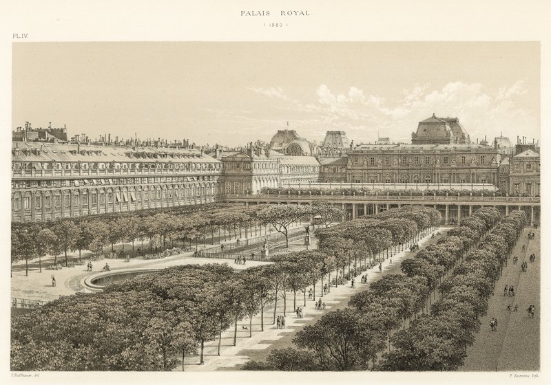 Kraliyet Sarayı, 1880 by French School