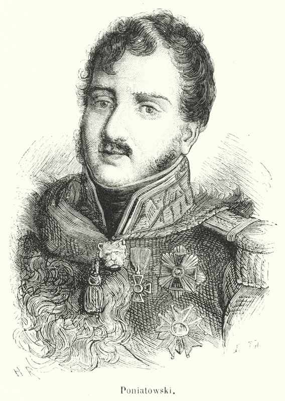 Paniatowski (gravür) by French School
