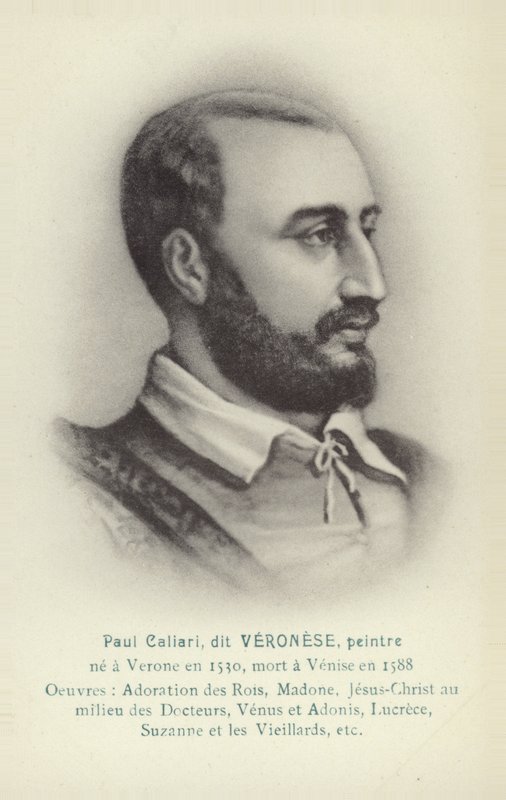 Paolo Veronese, İtalyan ressam (lito) by French School