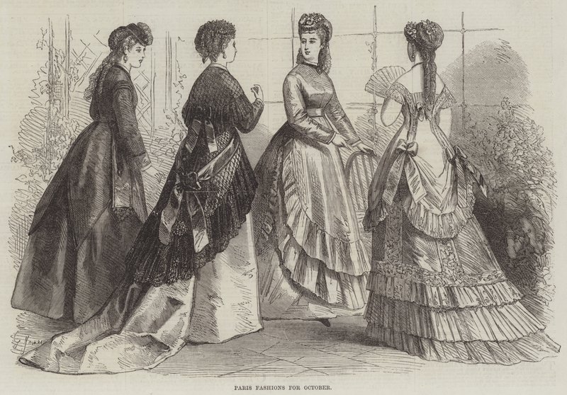 Ekim ayı Paris Modası by French School