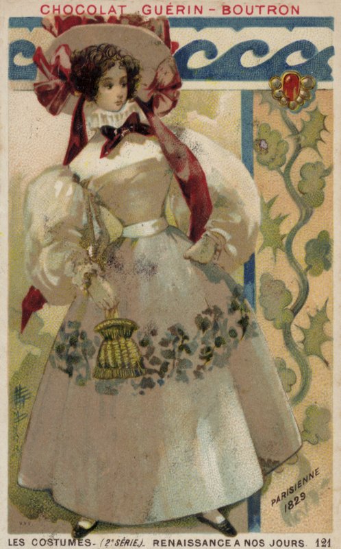 Paris modası, 1829 by French School