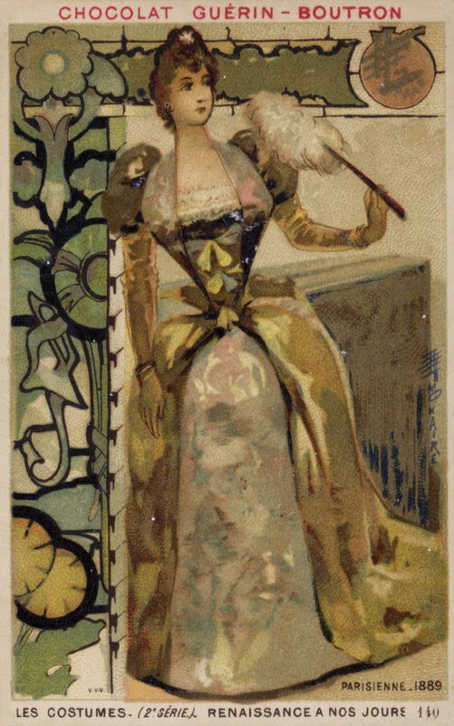 Paris modası, 1889 by French School