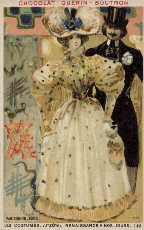 Paris modası, 1896 by French School