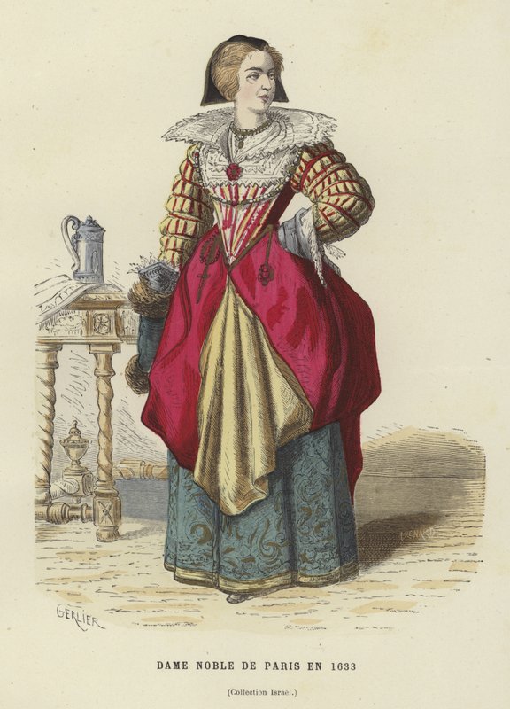 Parisli soylu kadın, 1633 by French School