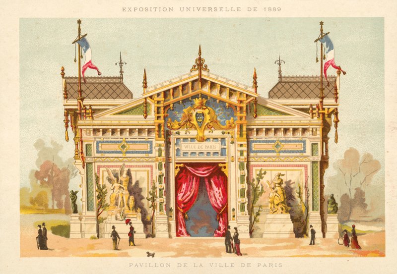 Paris Şehri Pavyonu, Exposition Universelle 1889, Paris by French School