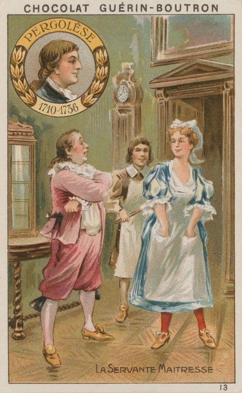 Pergolese, Hizmetçi Hanım by French School