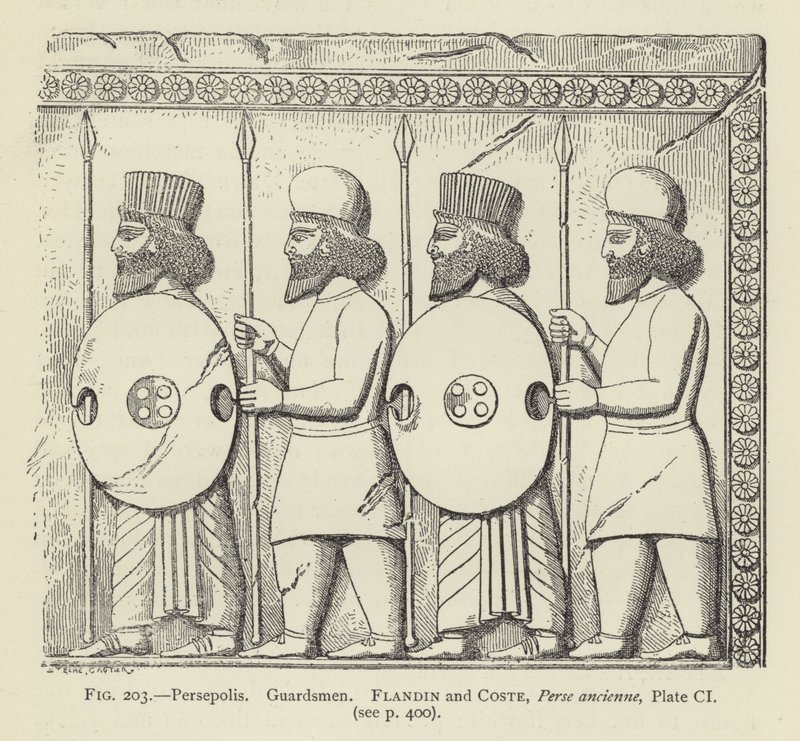 Persepolis, Muhafızlar by French School