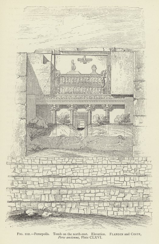Persepolis, Kuzeydoğudaki Mezar, Yükseklik by French School