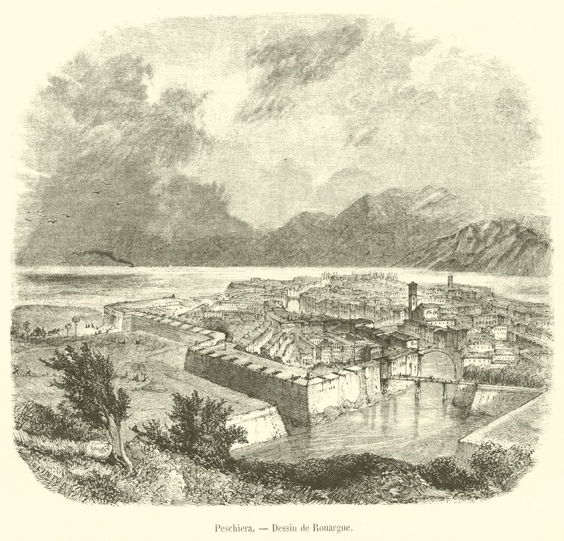Peschiera (gravür) by French School