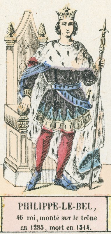 46. ​​kral Philippe-le-Bel 1285