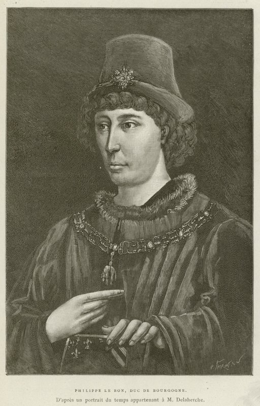 Philippe Le Bon, Burgonya Dükü (gravür) by French School