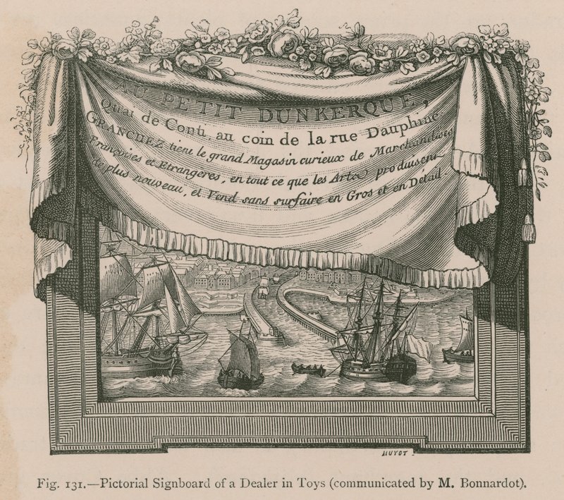 Oyuncak Satıcısının Resimli Tabelası (M. Bonnardot tarafından iletildi) by French School