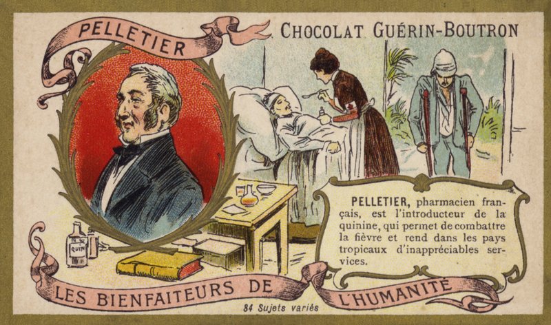 Pierre Joseph Pelletier, Fransız kimyager (chromolitho) by French School